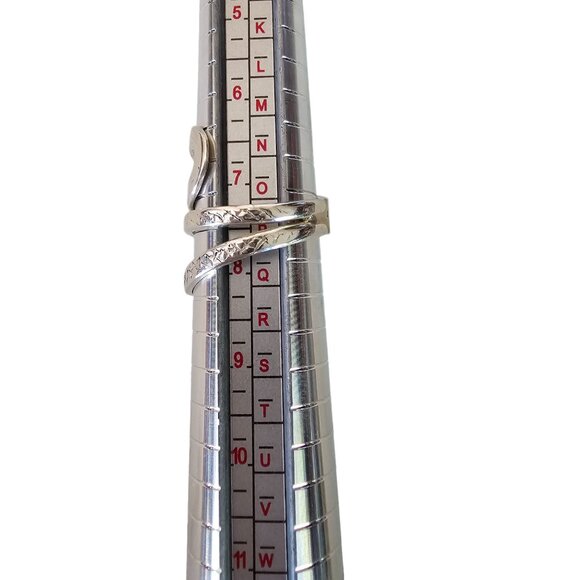 NEW Spiral 950 Silver Peruvian Ring- Size 7 1/2 - Picture 5 of 5